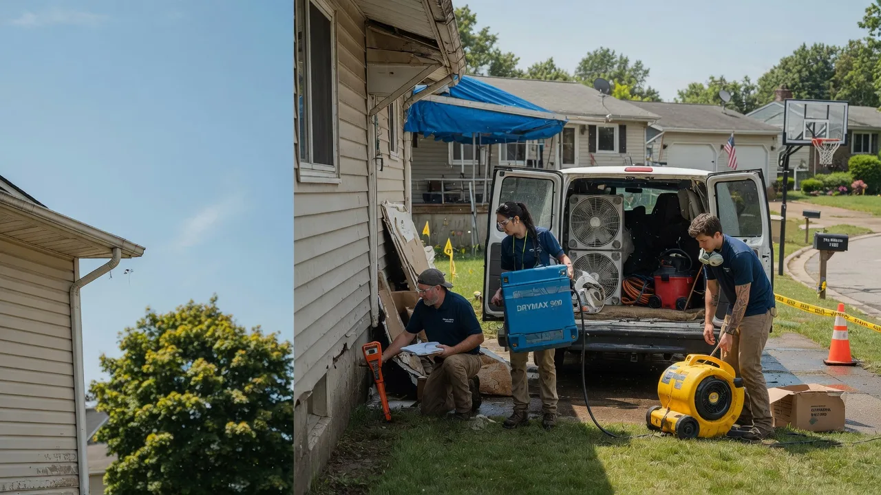 Ceiling Leak Cleanup in Helvetia, WV near me
